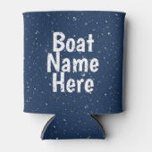 ボート名と水滴クーラーボックス 缶クーラー (正面)