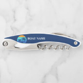 ボート名サンパームツリーズブルー ソムリエナイフ (正面)