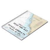 ボート名FLガルフコースト航海のグラフ船のログ ノートブック (左側)