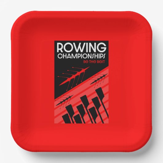 ボート国際的 ペーパープレート (正面)