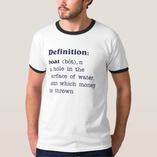 ボート定義Tシャツ Tシャツ (正面)
