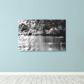 ボート小屋 キャンバスプリント (インサイチュ (ウッドフロア))