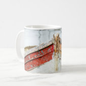 ボート弓カラフル(カラフル)修理 コーヒーマグカップ (正面左)