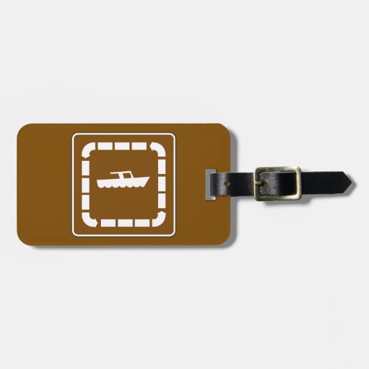 ボート打ち上げエリア記号 ラゲッジタグ (正面横)