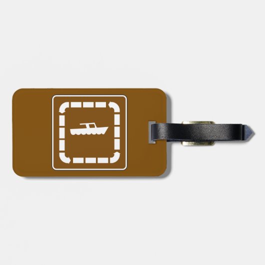 ボート打ち上げエリア記号 ラゲッジタグ (裏面横)