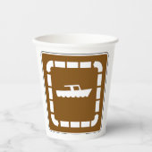 ボート打ち上げエリア記号 紙コップ (正面)