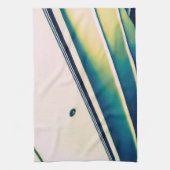 ボート抽象芸術インBlue Kitchen Towels キッチンタオル (縦)