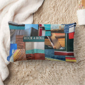 ボート抽象芸術枕 ランバークッション (ブランケット)