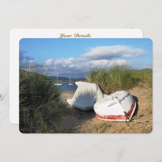 ボート招待状 (正面/裏面)