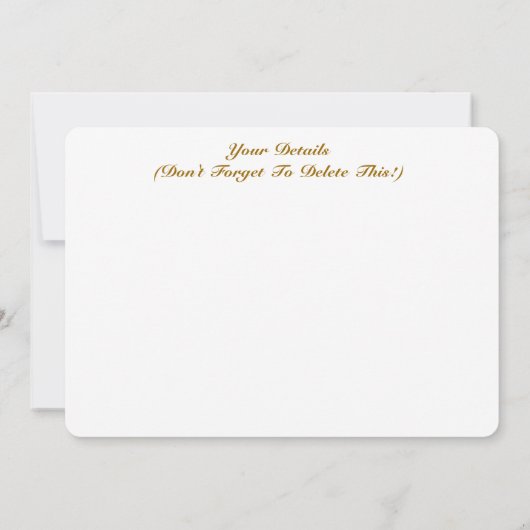 ボート招待状 (裏面)