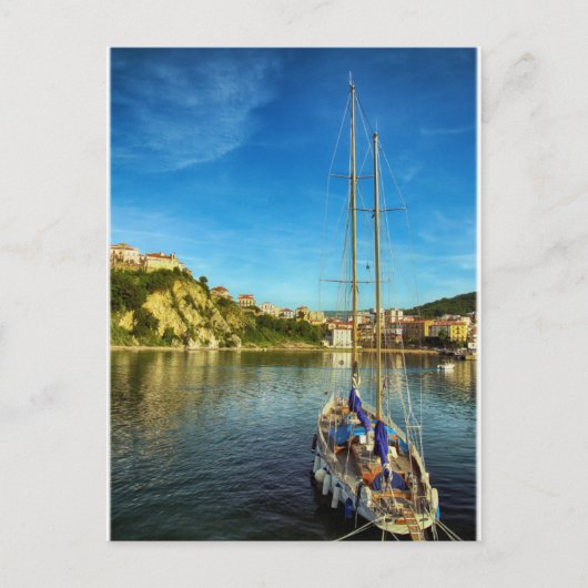 ボート接岸 |アグロポリ ポストカード (正面)
