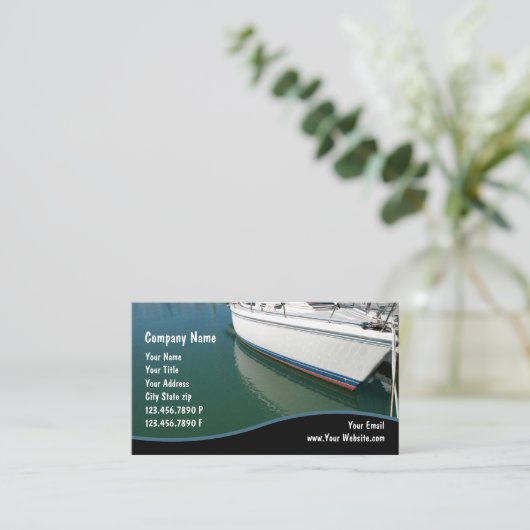ボート整備用名刺 名刺 (スタンド正面)