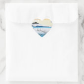 ボート日本のハートシール ハートシール (バッグ)