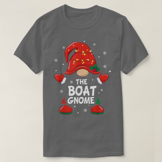 ボート格言マッチングファミリーグループクリスマスパーティー Tシャツ (デザイン正面)
