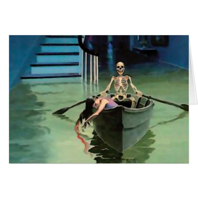 ボート死のカード (正面横)