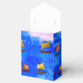 ボート水色ブルー背景大事な行事テント フェイバーボックス (オープン)