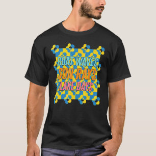ボート波サンレイズレイズレイク日レイクライフトリップサムメ Tシャツ