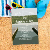 ボート波止場サマー至レイクパーティー 招待状