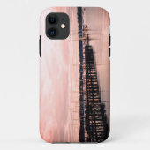 ボート波止場ポスター Case-Mate iPhoneケース (裏面)