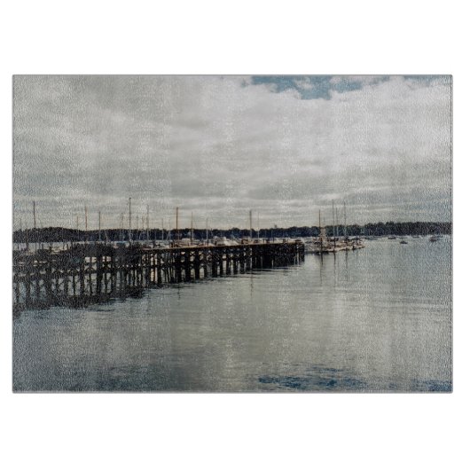 ボート波止場 カッティングボード (正面)