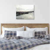 ボート波止場 キャンバスプリント (インサイチュ (寝室))