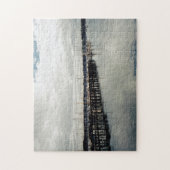 ボート波止場 ジグソーパズル (縦)