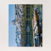 ボート波止場 ジグソーパズル (縦)