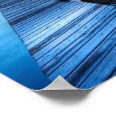 ボート波止場 ポスター (角)