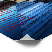 ボート波止場 ポスター (角)