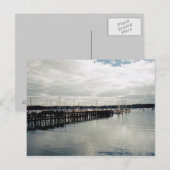 ボート波止場 ポストカード (正面/裏面)