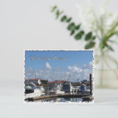 ボート波止場 ポストカード (スタンド正面)