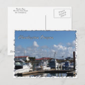 ボート波止場 ポストカード (正面/裏面)