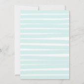 ボート海航海の沿岸エレガント30歳の誕生日 招待状 (裏面)