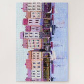 ボート港 ジグソーパズル (縦)