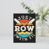 ボート漕ぎクルーおもしろいチームで一漕 ポストカード (スタンド正面)