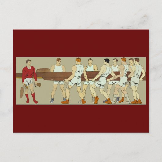 ボート漕ぎクルー（ペンフィールド） ポストカード (正面)
