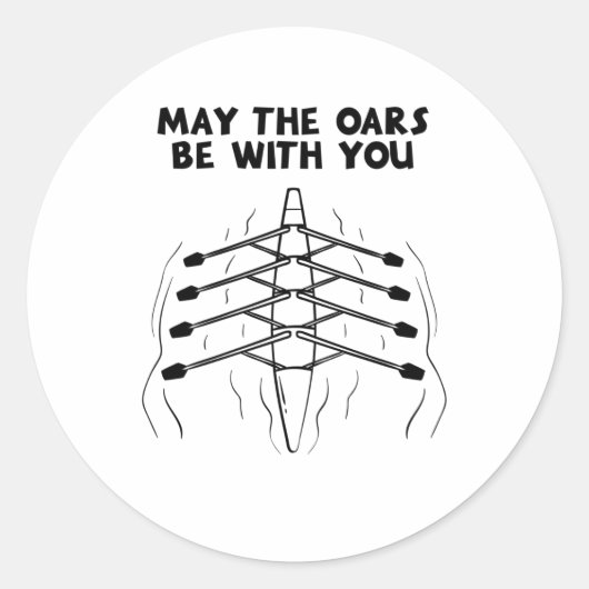 ボート漕ぎボート ラウンドシール (正面)