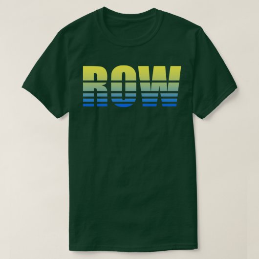 ボート漕ぎ Tシャツ (デザイン正面)
