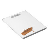 ボート漫画イラストレーション ノートパッド (アングル)