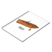 ボート漫画イラストレーション ノートブック (左側)