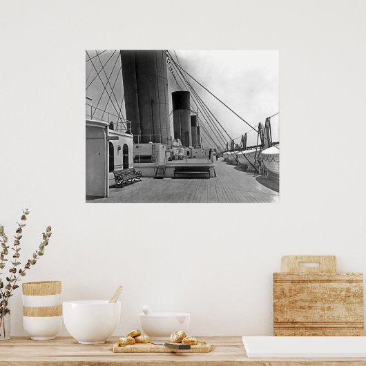 ボート甲板 ポスター (キッチン)