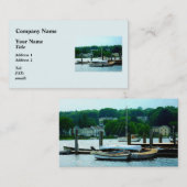 ボート積み波止場 名刺 (正面/裏面)