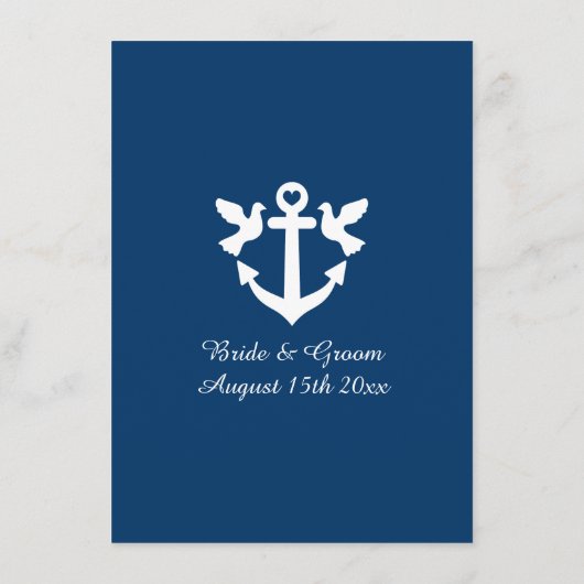 ボート結婚のいかりのロ航海のゴ付きディナー メニュー (裏面)