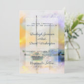 ボート結婚式招待状 招待状 (スタンド正面)