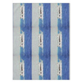 ボート絵を描ズ テーブルクロス (正面)