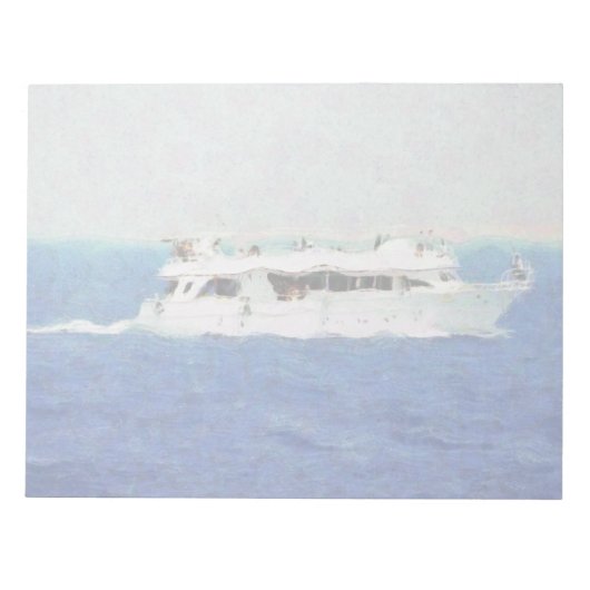 ボート絵を描ズ ノートパッド (正面)