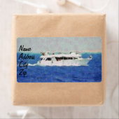 ボート絵を描ズ ラベル (インサイチュ)