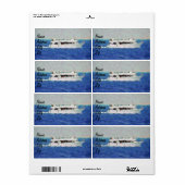 ボート絵を描ズ ラベル (フルシート)