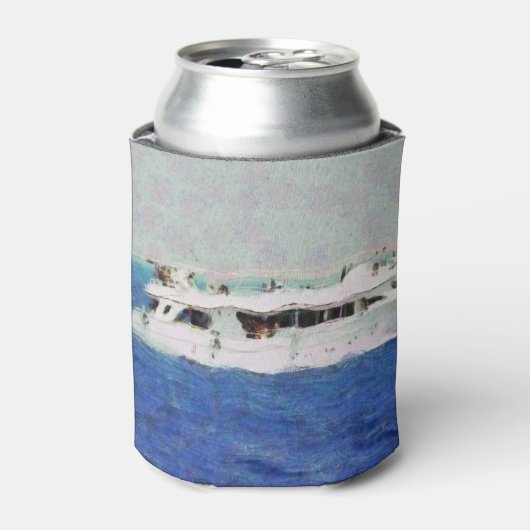 ボート絵を描ズ 缶クーラー (缶正面)