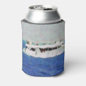 ボート絵を描ズ 缶クーラー (缶裏面)